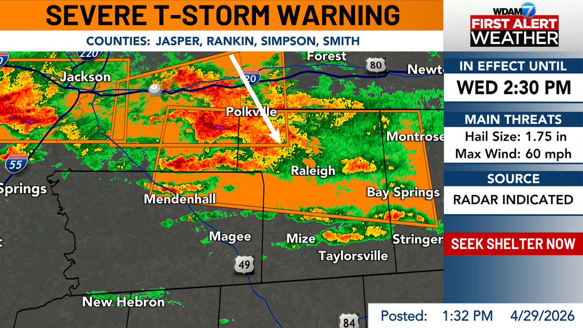 Patrick Bigbie WDAM 🌪️ tweet media