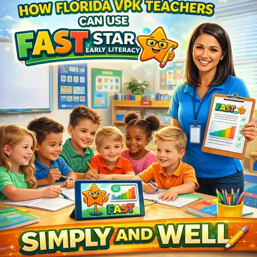 ChildCareEd's tweet image. #teachers #literacy #FAST #VPK How can Florida VPK teachers use FAST Star Early Literacy simply and well?: This short guide explains how Florida VPK programs should implement FAST (Star Early Literacy)—who must test, how to set up admin/teacher/student… dlvr.it/TSHf94