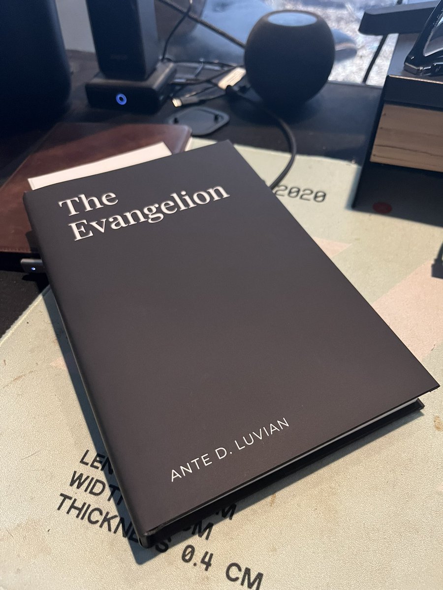 chaoticmass's tweet photo. @uncle_deluge very pleased my copy arrived today. The hardback is very nice! Though I might have to take issue with Lulu press, the spine didn’t quite come out right. But that’s not your fault. The typesetting on the inside is beautifully done 📖 https://t.co/q2xJujR9aM