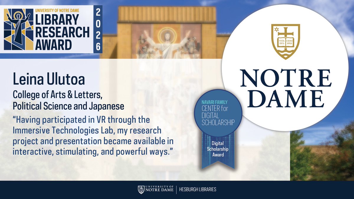 Hesburgh Libraries tweet media