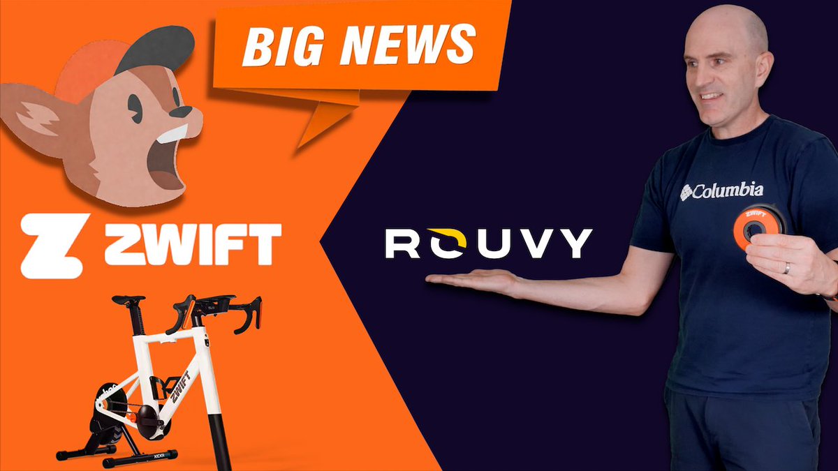 Zwift acquires Rouvy! Two of the most popular indoor platforms are now under the one roof. #dadjoke 

Great news for Rouvy users - They get official support for Zwift hardware. No more hacks! 

Details: youtu.be/0pGEMsf-nGI