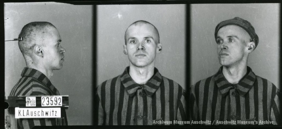 TomFromKatowice's tweet image. My name is Leopold Jędras🇵🇱,
a worker from Częstochowa, born on April 2️⃣9️⃣, 1914.
I was murdered by #Germans in their #death camp #Auschwitz on March 20, 1942 at the age of 2️⃣7️⃣ only because I was a #Pole. 
I survived 1️⃣month.
Please,#NeverForget me!
#genocide  #NeverAgain #WWII
