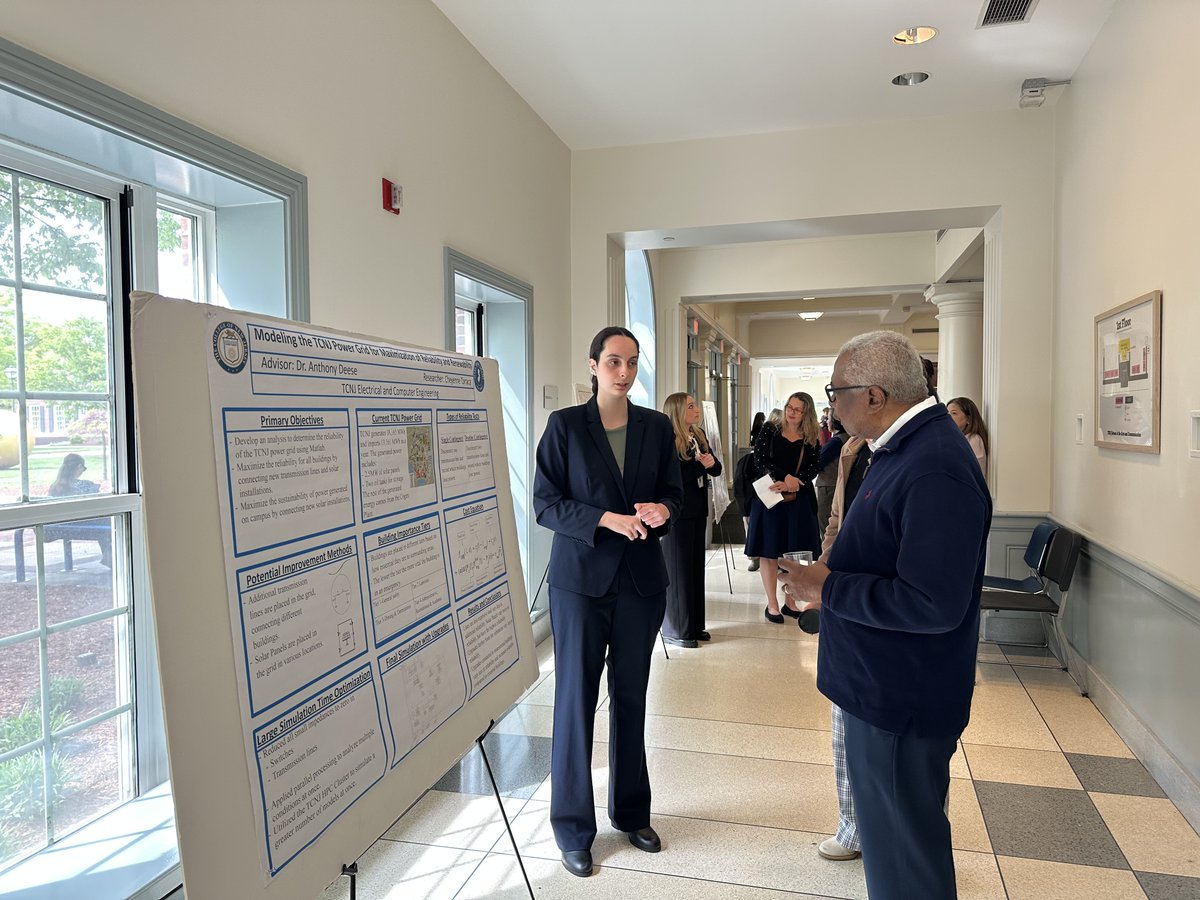 EngineeringTcnj's tweet photo. Yesterday, 150+ #TCNJEngineering students showcased their research at the Celebration of Student Achievement!  Many thanks to Dr. Ernel Simpson of @TerraCycle for joining us to meet the winners of the innovation award named in his honor! #TCNJ https://t.co/4BoszUqEUZ https://t.co/buH8YiPBgx
