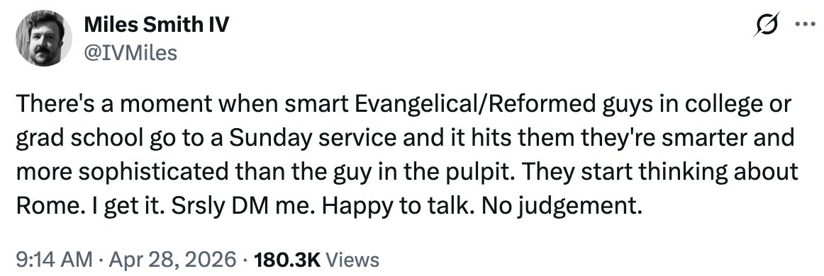IVMiles's tweet image. "Cant imagine why high achieving people don't stay in Evangelical churches."
