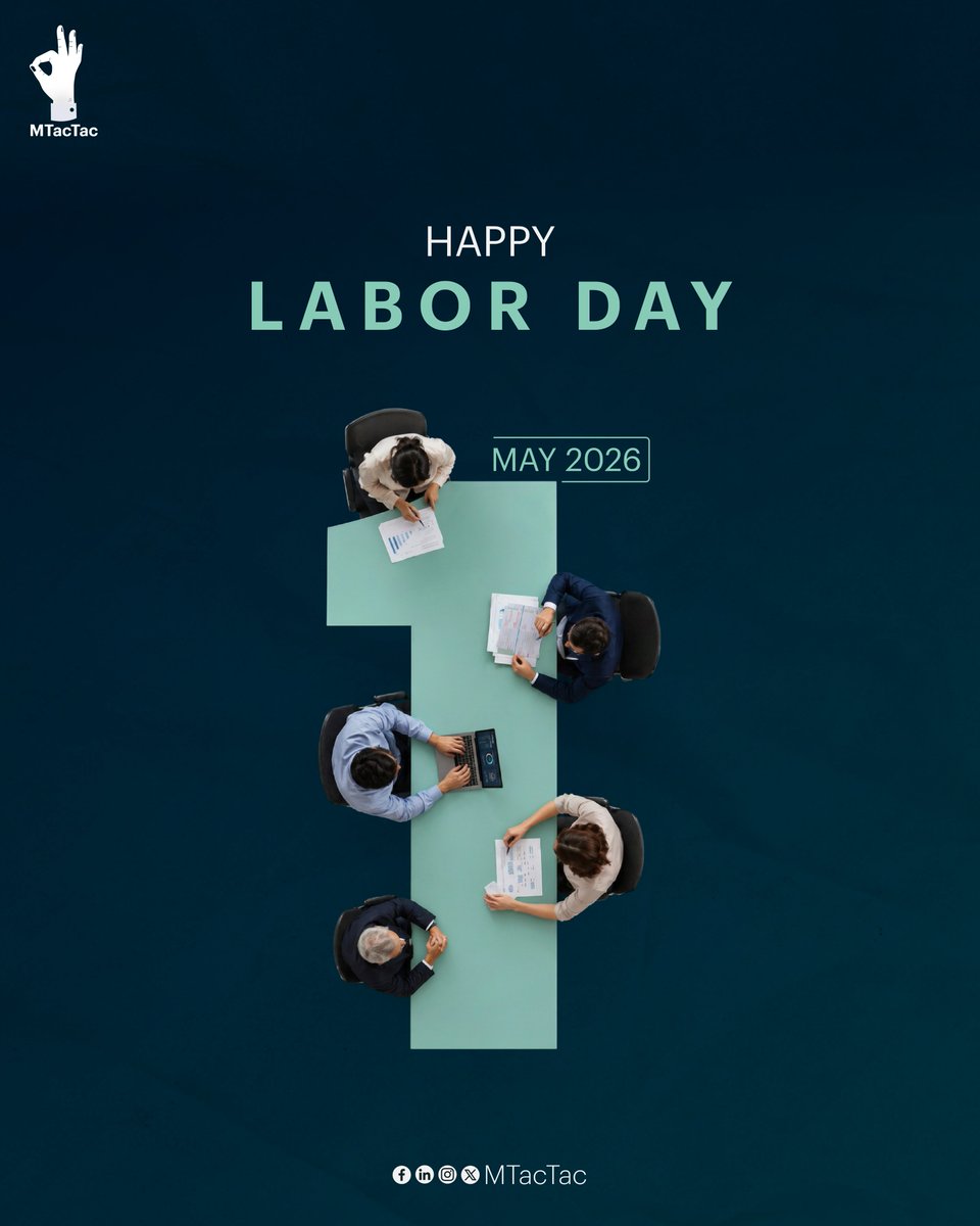 MTacTac_t's tweet photo. Success is driven by those who go the extra mile. Today, we honor the people behind our growth. Happy Labor Day!

You deserve to shine!

#Be_the_Best #Be_MTacTac #MTacTac #Labor_Day #International_Workers_Day https://t.co/0vQQXC7js3