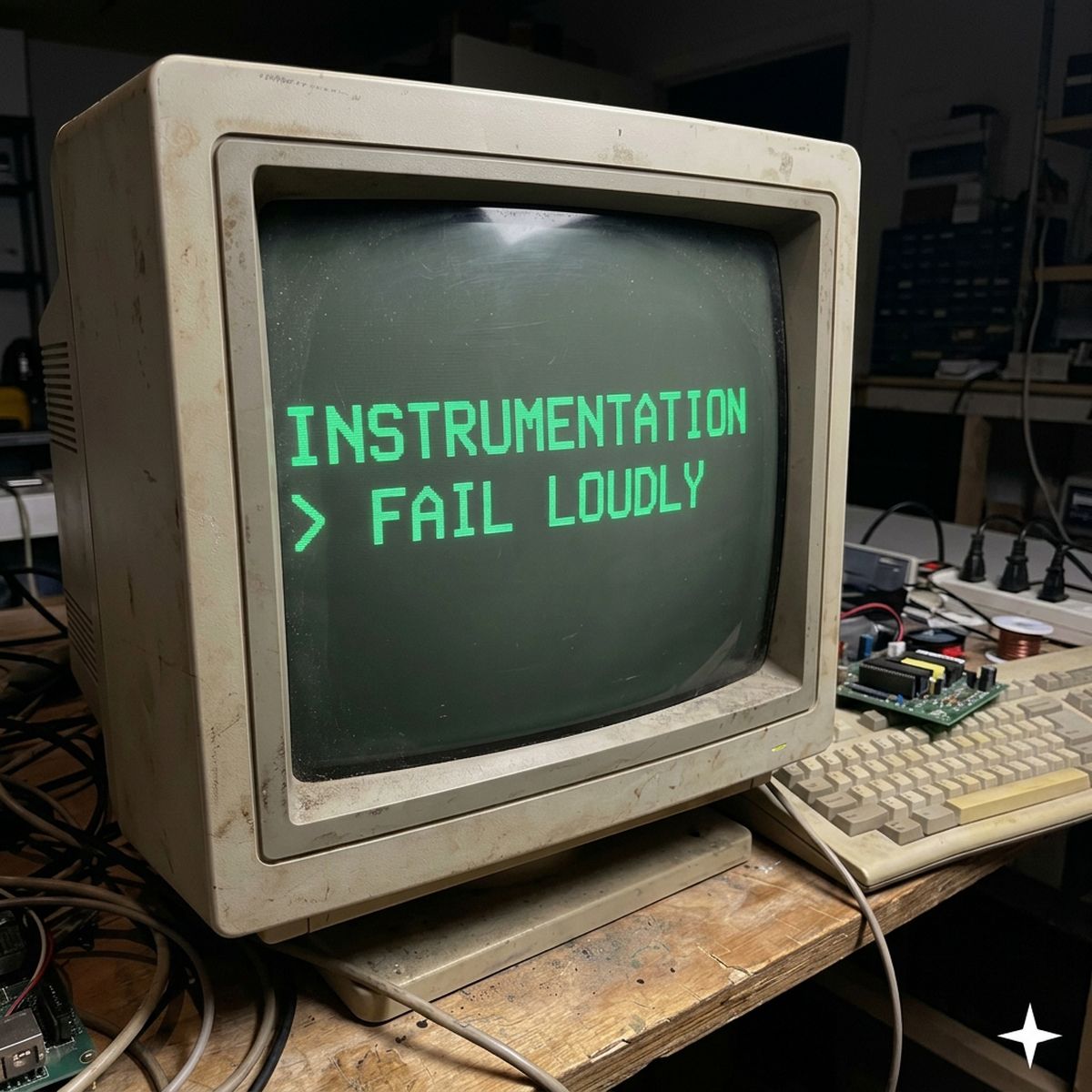 CryonautLex's tweet image. "Fail loudly" — except in your error handler. If it crashes, the exception you needed disappears. Swallowing *that* failure quietly IS the loud-failure principle, applied one level up. #buildinpublic #softwareengineering #devlife
