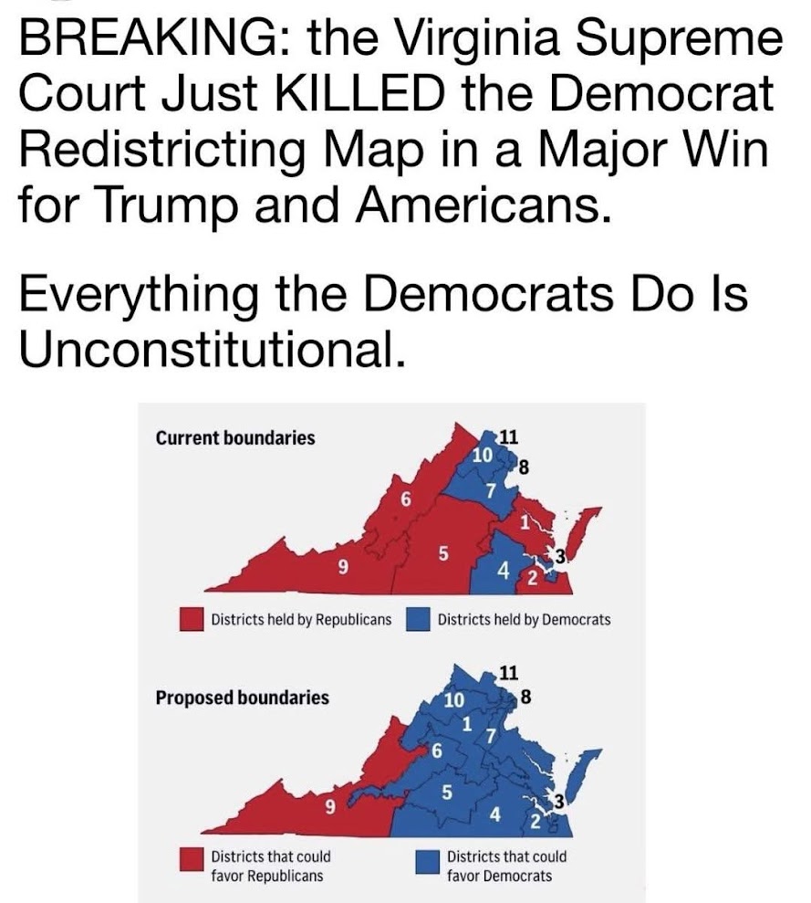 GodsAmericans's tweet image. ~ Stay in faith my Virginian conservative comrades
~mgf~ #God #jesus #MAGA #GodBlessPresidentTrump #POTUS #GodBlessAmerica #usa #VoteRed #StayInFaith #Virginians #unconstitutional #Gerrymandering #yougotcaught #libs
