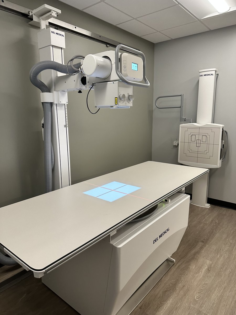 UMGDEL's tweet image. Big performance without the big footprint.

The #DelMedical FWFC system delivers flexibility and full exam access with a compact dual rail design and rotating tube stand. Built to maximize space without sacrificing capability.

Photos from a recent Virginia Beach install 📸
#Xray