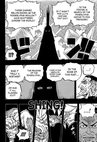 StrawHatMav's tweet photo. @braiazx They were regular stone most likely. We know black blades can be made. Joyboy most likely turned the stones black (indestructible) with his Haki. And then Nefertari D Lily hid them in all the various locations they are found. https://t.co/t6IBOogHRT