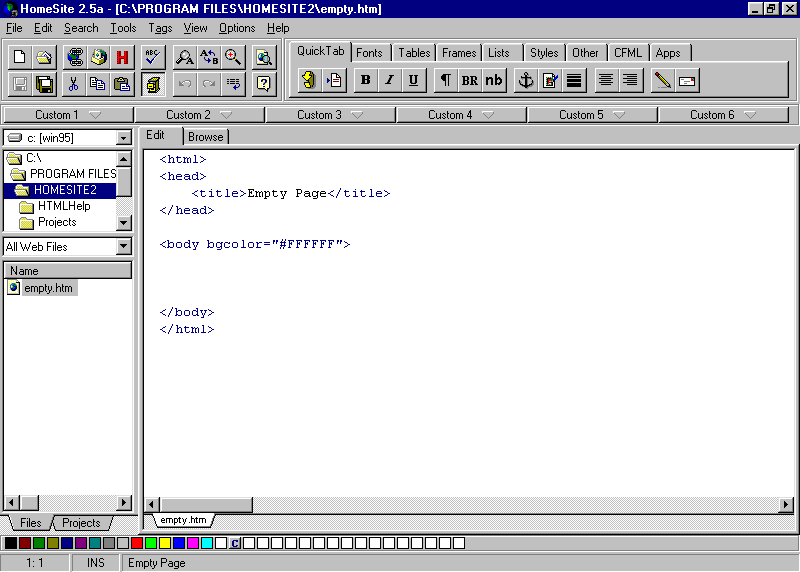 WebDesignMuseum's tweet photo. On May 22, 1997, HomeSite 2.5a was released as a free upgrade via a shareware license for registered HomeSite 2.0 users.
#WebDesignHistory https://t.co/iKDuJxlV4u