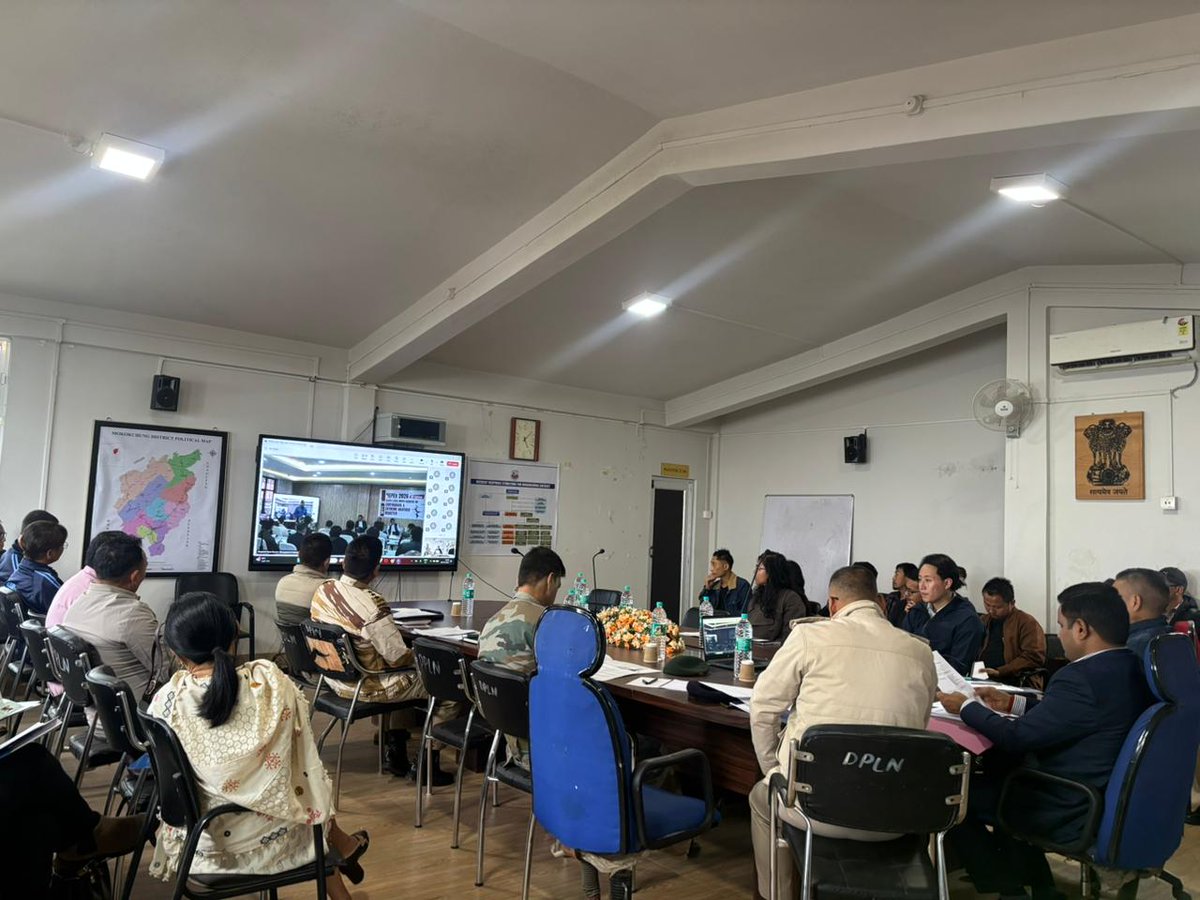 DC_MKG's tweet photo. As per the directives of the NSDMA, the Table Top Nagaland Emergency Preparedness Exercise (NEPEx) for Mokokchung District was conducted in the ADC (Planning) Conference Hall on 29th April 2026. https://t.co/GLYoeCg8Sa