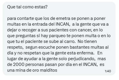 Denuncias de EMPAGUA tweet media