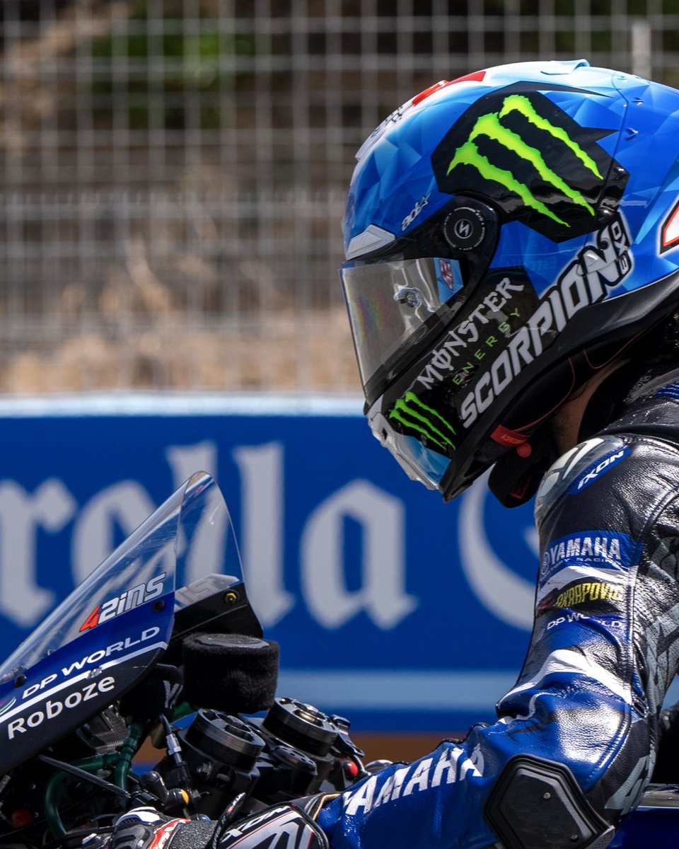 YamahaMotoGP's tweet image. The Jerez photo recap of @Rins42 📸

#MonsterYamaha | #YamahaMotoGP | #MotoGP | #SpanishGP | #JerezTest