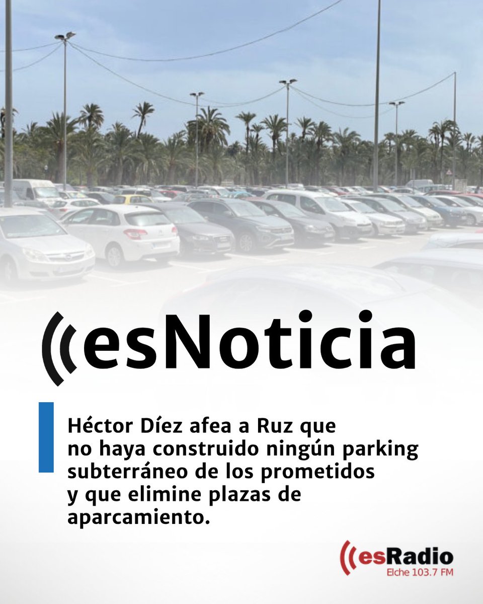 EsRadioElche's tweet image. Os dejamos las últimas noticias de hoy de Elche y Comarcas📣

No olvidéis sintonizarnos en la 103.7FM para conocer los sucesos actuales y la información más veraz e inmediata📻

También podéis leer las noticias completas en: esradioelche.com🌐

#Elche #Alicante #EsNoticia