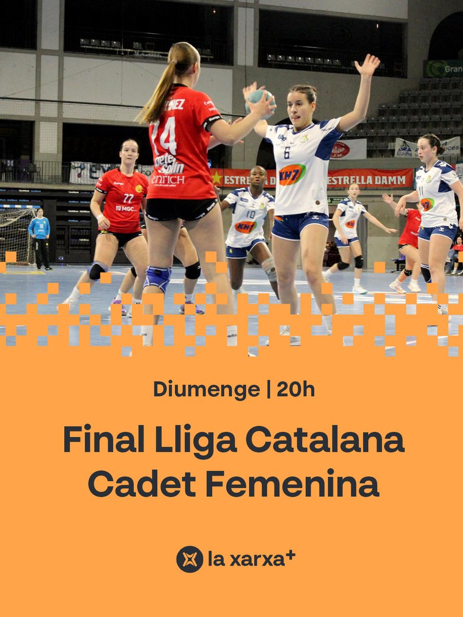esportsenxarxa's tweet image. 🔜 Diumenge tenim cita amb el millor #handbolcat! 

🏆Amb la final de la Lliga Catalana Cadet Femenina de la @FedCatHandbol 🤾‍♀️

⏰ 20h, des de #SantJoanDespí! 

❤ El futur del nostre handbol! 

📺💻📱📡 A @laxarxames! 

#esportcat