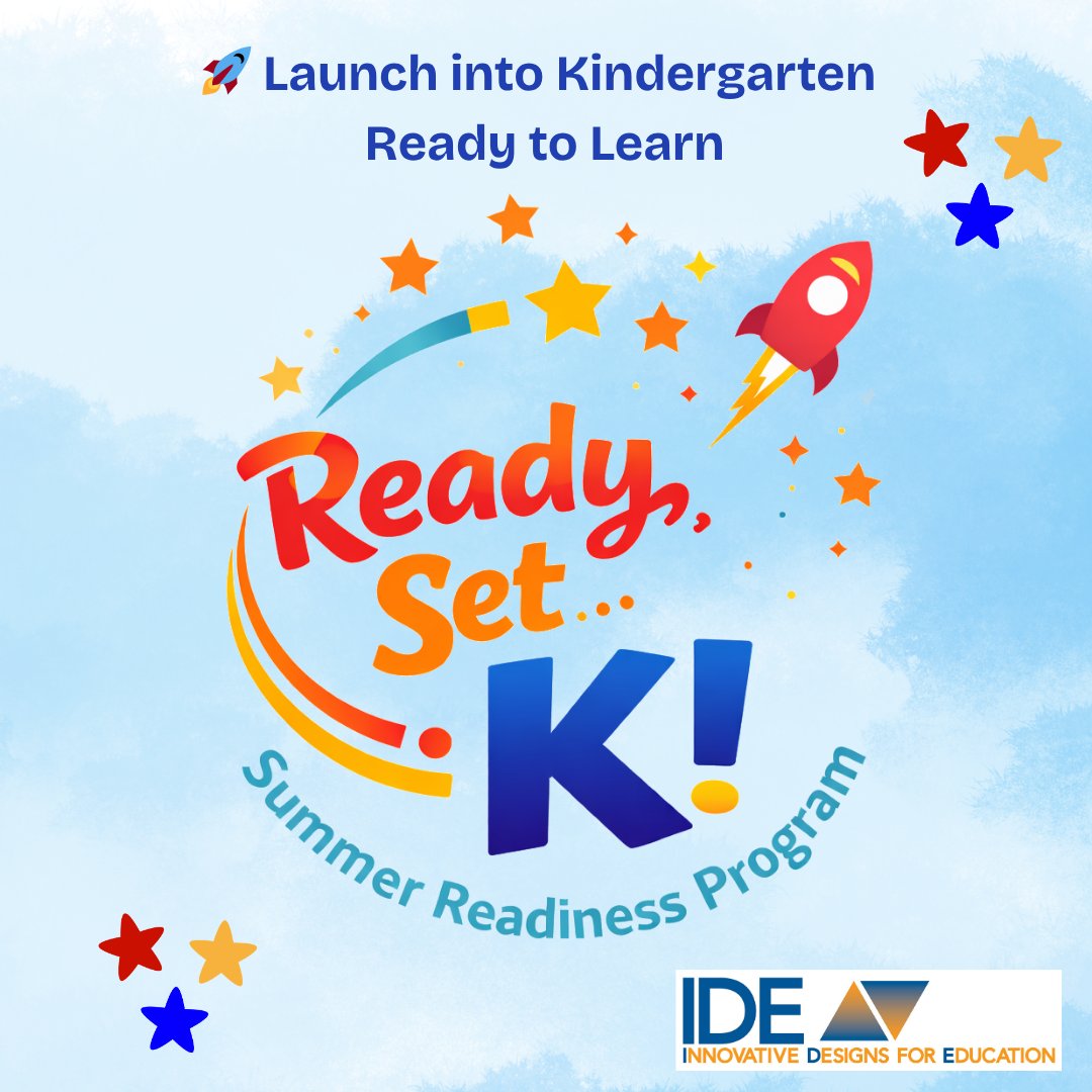 Starting kindergarten is a big milestone for young learners, and a strong start can make all the difference. The Ready, Set … K! Summer Readiness Program helps children build the confidence, curiosity, and foundational skills they need to thrive when they enter kindergarten. 🚀