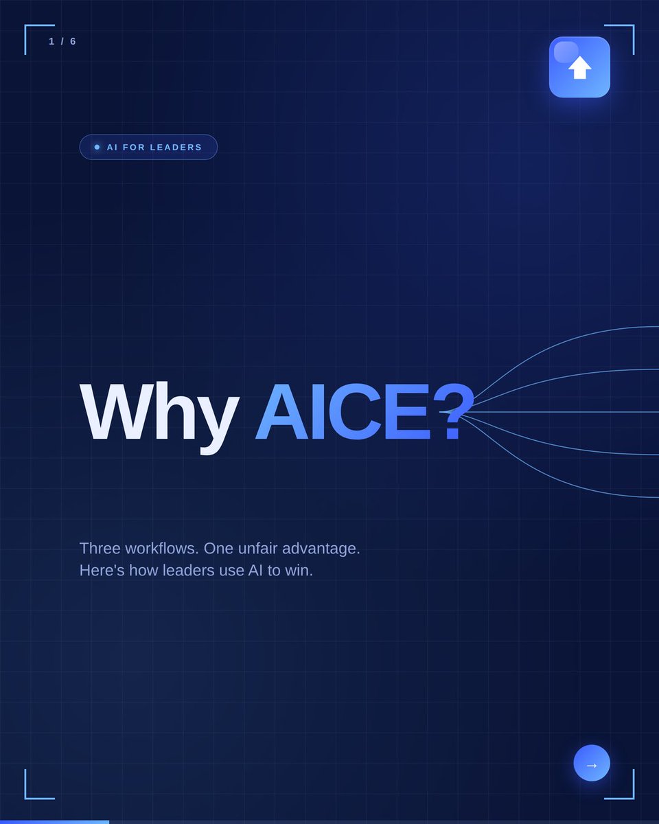 AICenterOE's tweet image. Most leaders don't have an AI problem. They have a clarity problem.

#AIForBusiness #WorkflowAutomation #AILeadership #FounderTools #AICEService