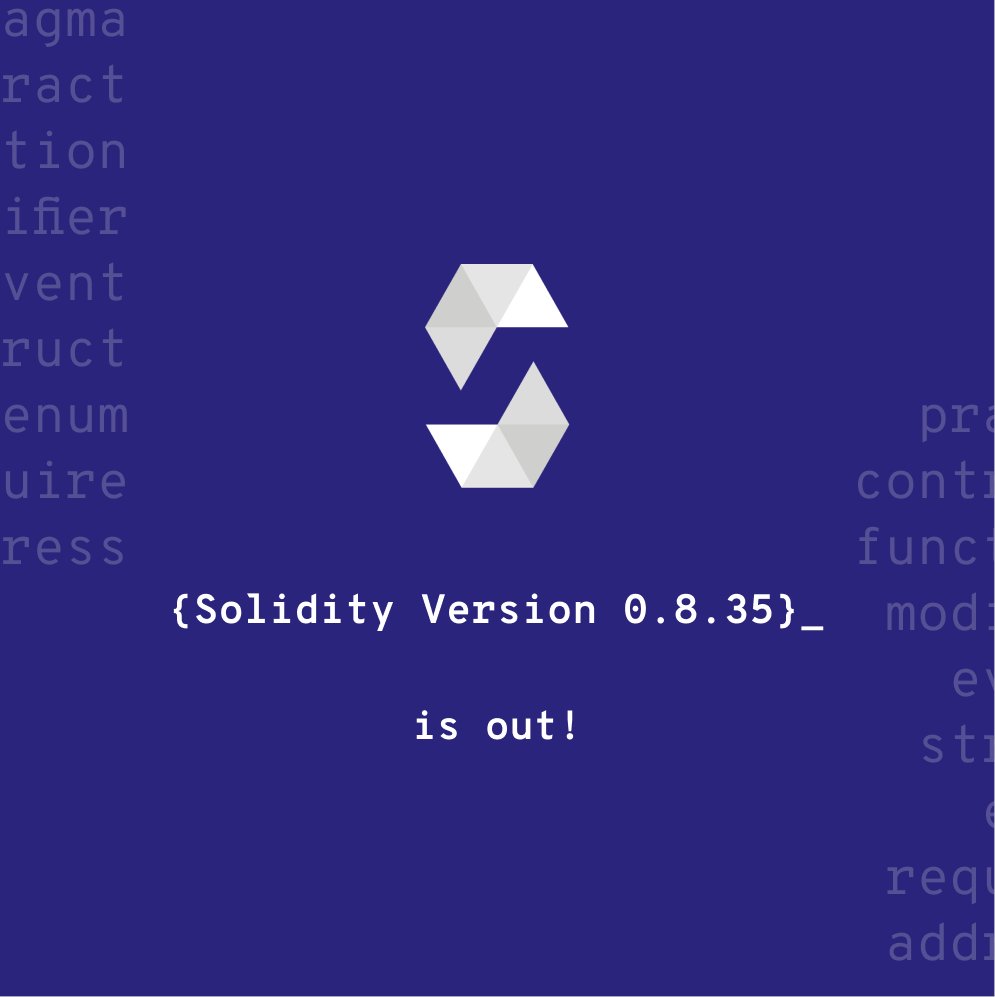 Solidity tweet media