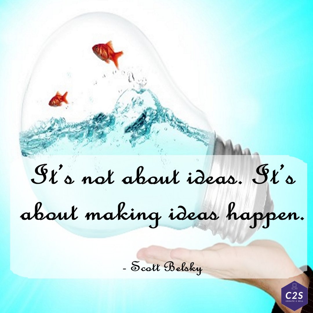 PaigeCreate2Sel's tweet image. It's not about ideas. It's about making ideas happen. - Scott Belsky  #smallbusiness #businessquotes #create2sell #entrepreneur