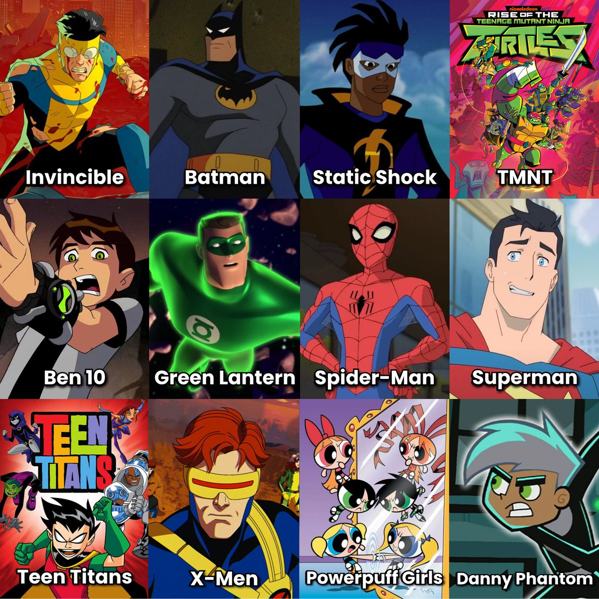 TheCartoonBase's tweet image. In celebration of yesterday’s National Superhero Day, who are your favorite Superheroes?