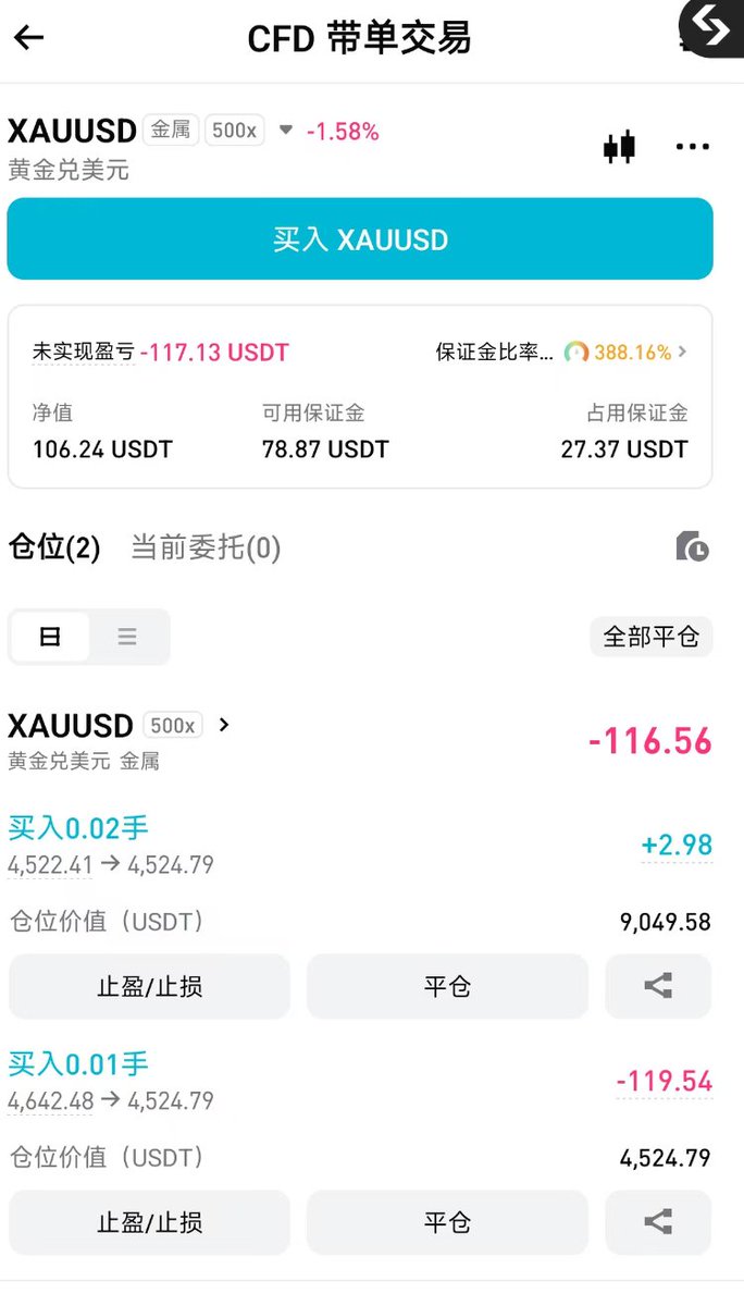 wuliao_btc's tweet photo. 今晚将是一个不眠夜！

今晚 2 点美联储利率会议了

我已经多进去了

我不想认输 

如果今晚不给利好

我就让这个多单爆仓

我将扛单到利率决定😭

兄弟们找技师花不了多少钱

做交易随便波动一下就是千把块😭

另外你们都在哪里做黄金啊

我在 Bitget 做的很舒服～

#Bitget #BitgetCFD https://t.co/FhBhZytH1H