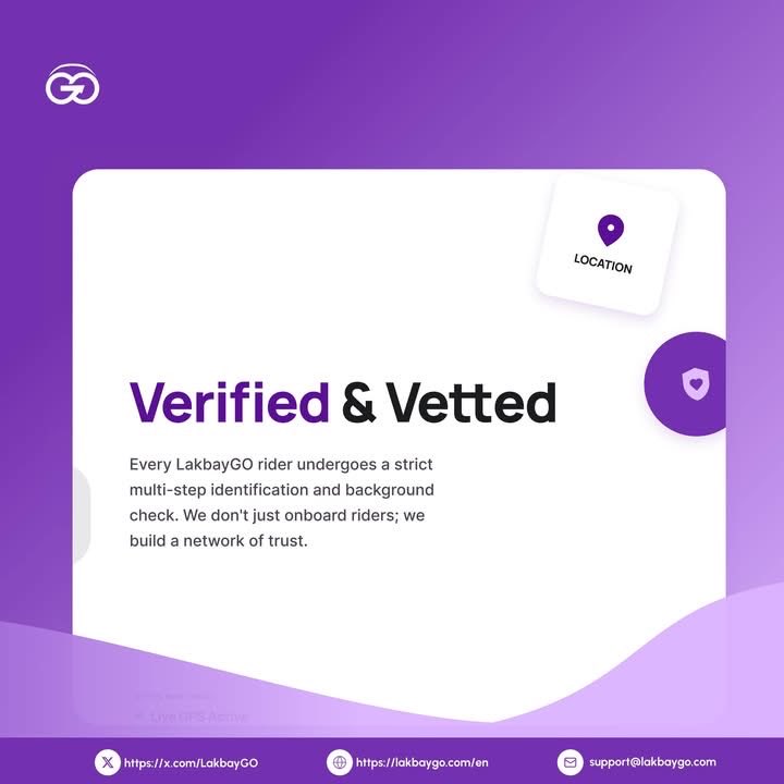 LakbayGO's tweet image. Safety isn’t a feature ;it’s the foundation.

With LakbayGO, every ride is built on real-time tracking, verified riders, and secure transactions so you always know who’s picking you up.

Peace of mind, every trip.

#LakbayGO #RideSafe #Startup #Tech