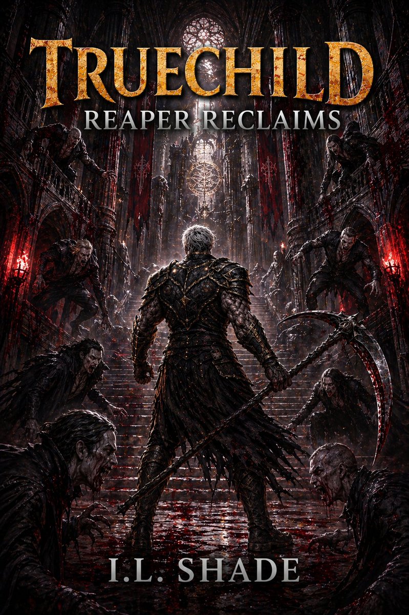 ILShadeX's tweet photo. NEW COVER. NEW ARC. SAME REAPER. 💀⚔️
Truechild has officially entered Book 2: REAPER RECLAIMS.
#Grimdark #WritingCommunity #Webnovel #DarkFantasy #ProgressionFantasy #IndieAuthor #AmWriting https://t.co/7Jgw1aTeA9