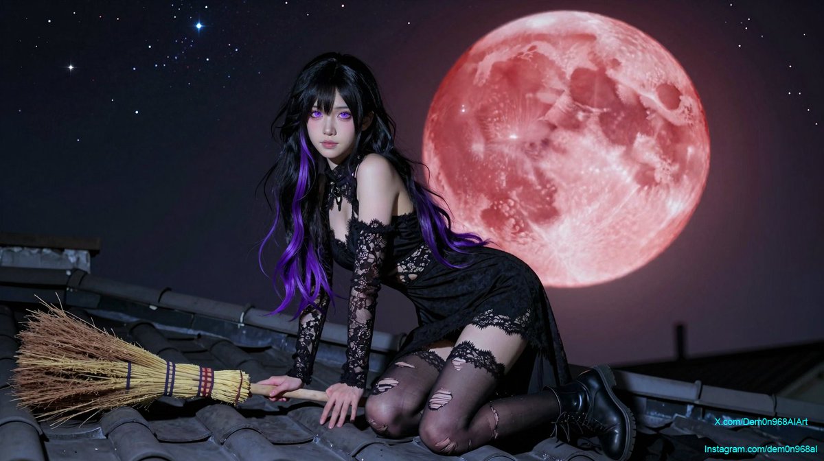 Dem0n968AIArt's tweet image. Under a crimson moon, she waits where magic lingers. 🌙✨ #Zimageturbo #Witchywednesday #Darkaesthetic #DarkFantasy #FantasyArt #WitchVibes #GothicStyle #NightMagic