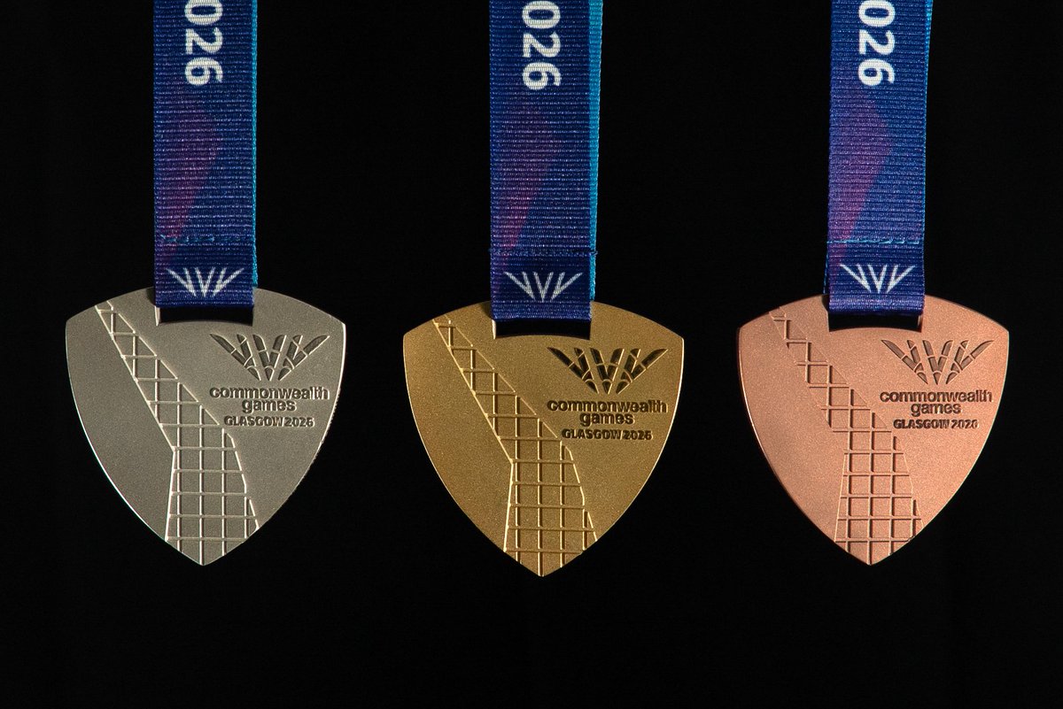 Glasgow_2026's tweet image. Our #Glasgow2026 prize medals 😍