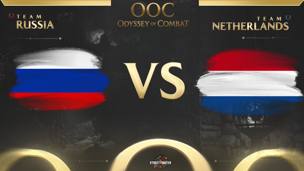 odysseyofcombat's tweet image. Odyssey of Combat returns this Friday with another Street Fighter 6 country battle:

RUSSIA vs NETHERLANDS | 5v5 TEAM BATTLE
Live on stream at 8 PM CEST.

for registrations: discord.gg/ooc