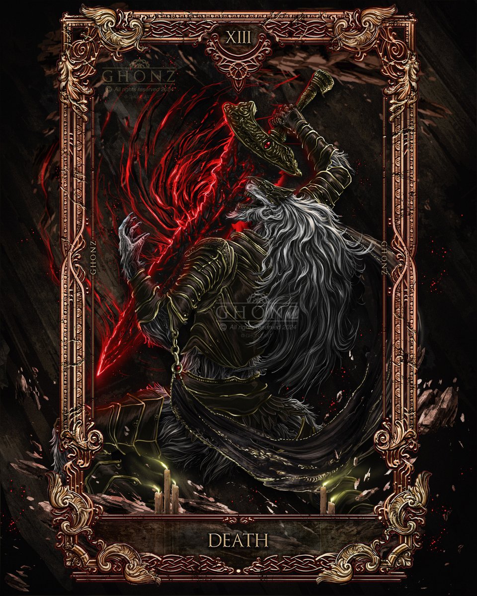 ghonz_art's tweet image. Some #ELDENRING #NIGHTREIGN works that I did ✨