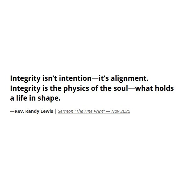 RevRandyLewis's tweet image. True integrity is not merely about intentions; it's about aligning our actions with our values. In a world craving authenticity, let us hold ourselves accountable to a deeper purpose.

ift.tt/hJtlkZW

#AlignWithValues #SoulfulLiving #EthicalGrowth