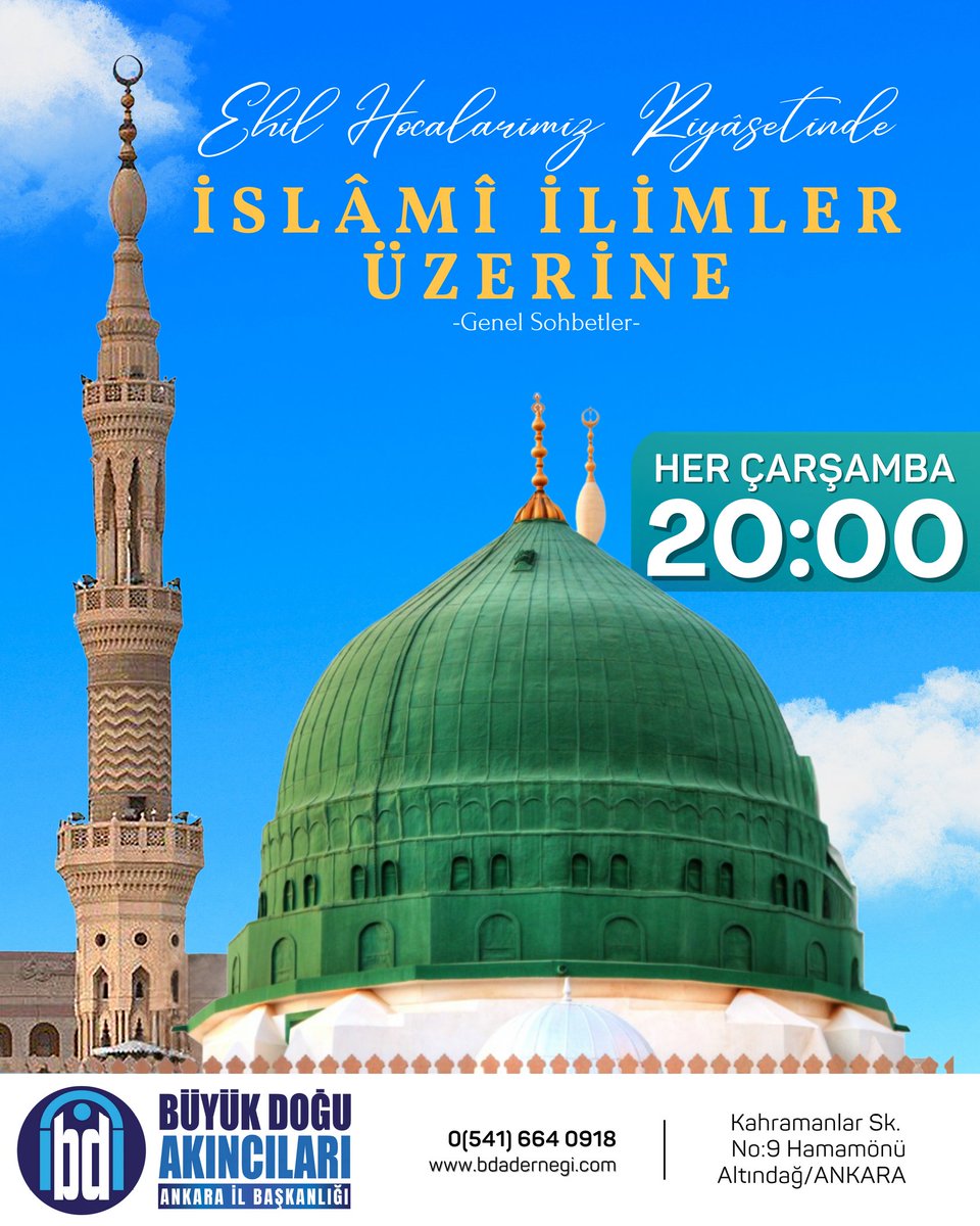 Büyük Doğu Akıncıları Ankara İl Başkanlığı tweet media