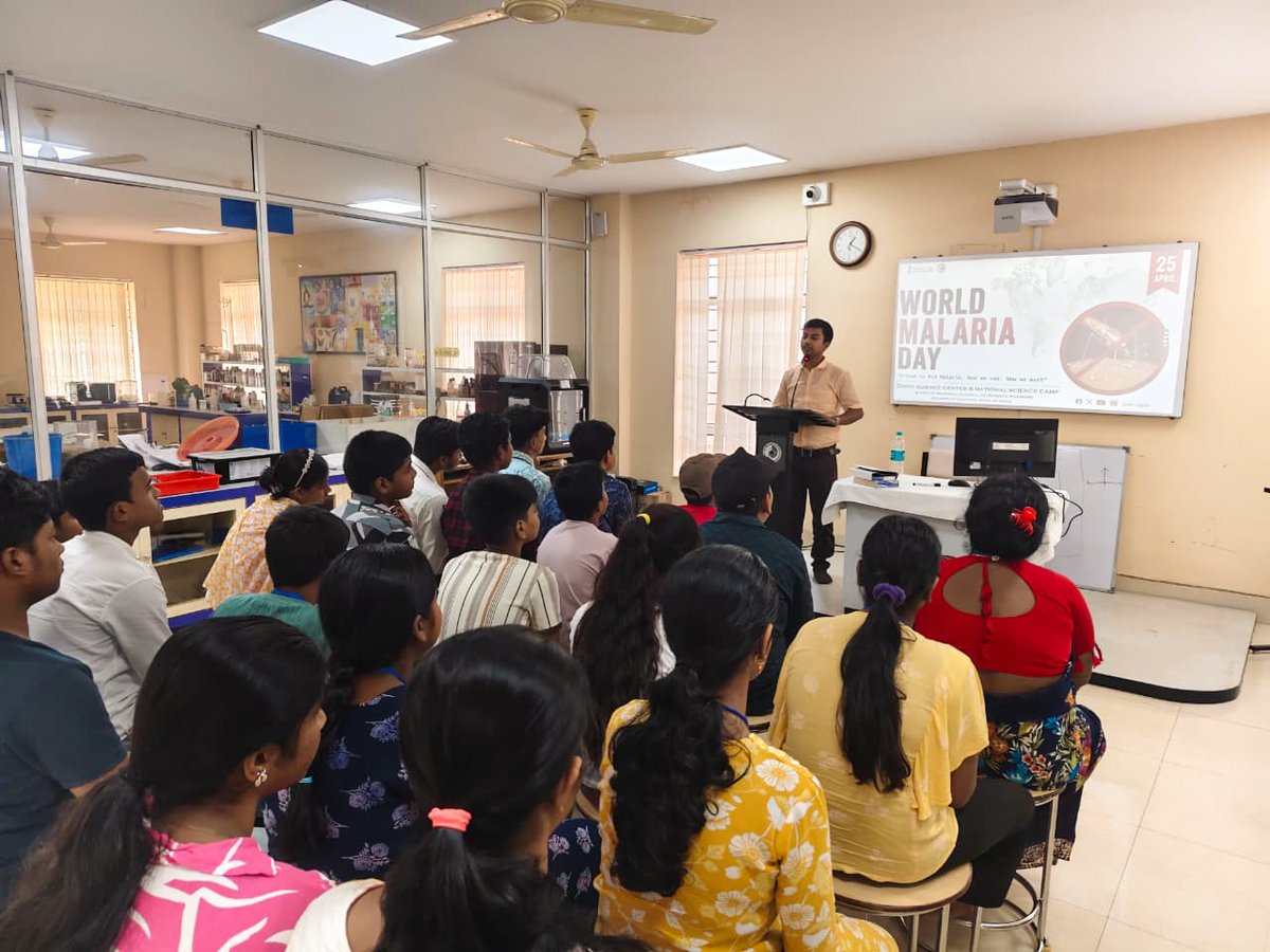 ncsmgoi's tweet image. #WorldMalariaDay was observed at @dscdigha, a unit of @ncsmgoi, @MinOfCultureGoI, on April 25, 2026, with enthusiastic participation from students across schools.

(1/2)

#DighaScienceCentre #HealthAwareness #ScienceForAll