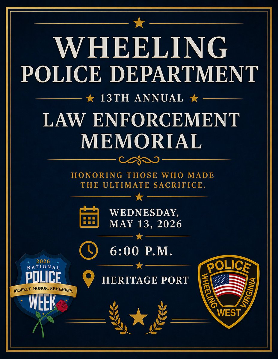 Wheeling, WV Police tweet media