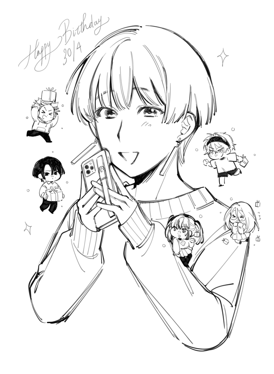 TheMouseDrawer's tweet photo. Happy Birthday my beautiful Hasumi Renri 😙😙😙 https://t.co/M9i0KGDT61