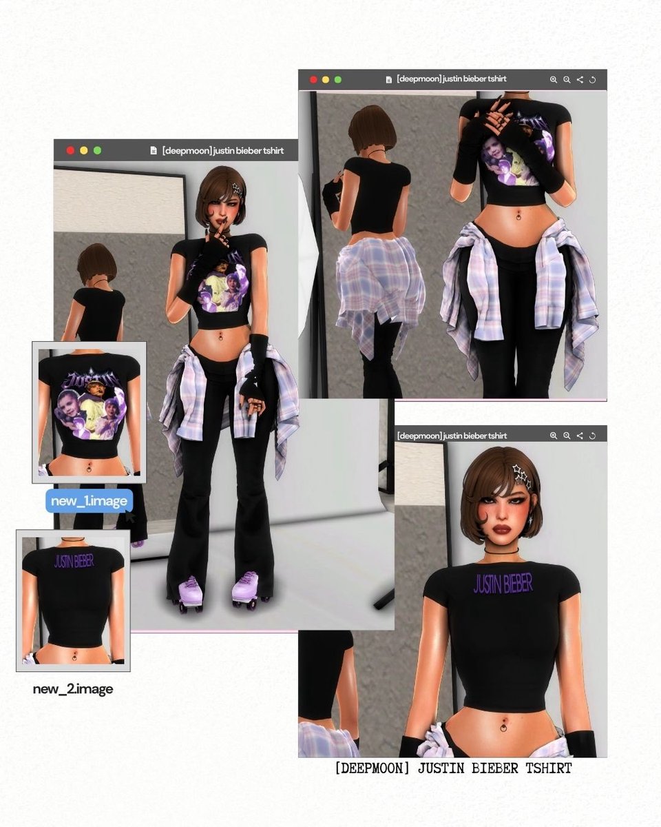 shenzimari's tweet image. ★ justin bieber tshirt ★

available now on my patreon; deepmoon 💖

#sims #TheSims4 #sims4cc