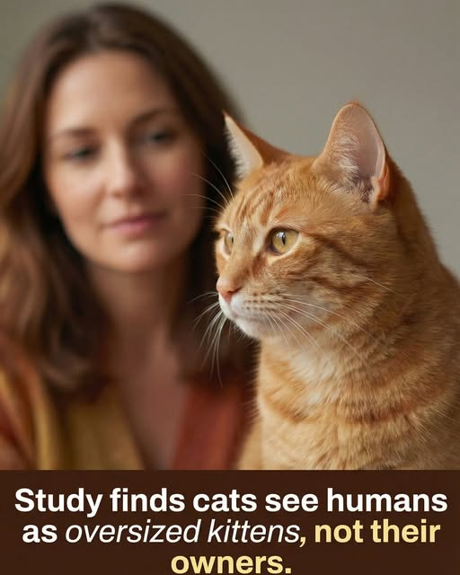 A research into cat behavior shows that domestic cats regard humans as social peers rather than superiors, often perceiving their owners as large, awkward kittens.

Far from being aloof or defiant, a cat’s apparent indifference stems from a profound interspecies mismatch in