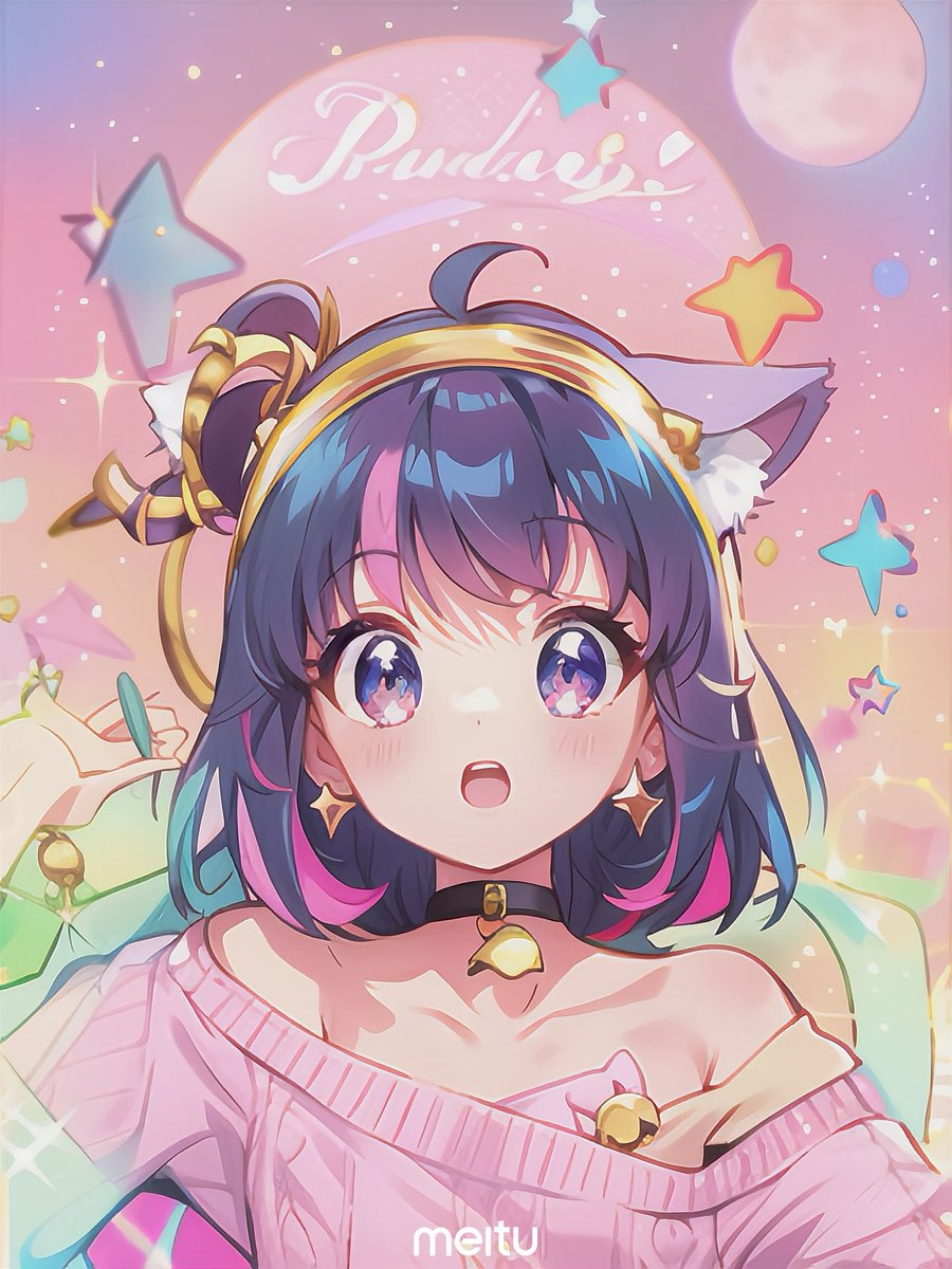 00_kuroki's tweet image. ［AIartメイキング］no.6
左□⑤SNOW
少女漫画
↓
右□⑥Meitu
マンガ 猫耳

［解説］𓏸𓂂𓈒ᗦ↞◃
・SNOWでAIartを描いた後、Meituで猫耳化
・何度も工程を重ねているので
他の人が描けないAIartになってる
・星野アイ風♡
 #AIart  #SNOW  #Meitu  #メイキング 
-------------ｷﾘﾄﾘ--------------