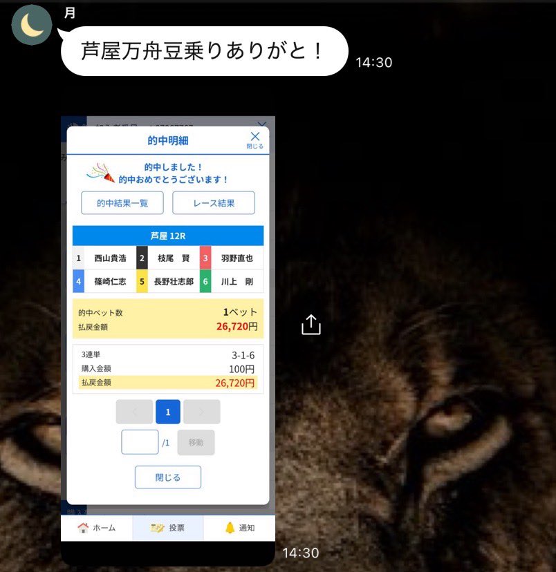 KING👑プロ競艇予想※無料予想はオプチャから tweet media