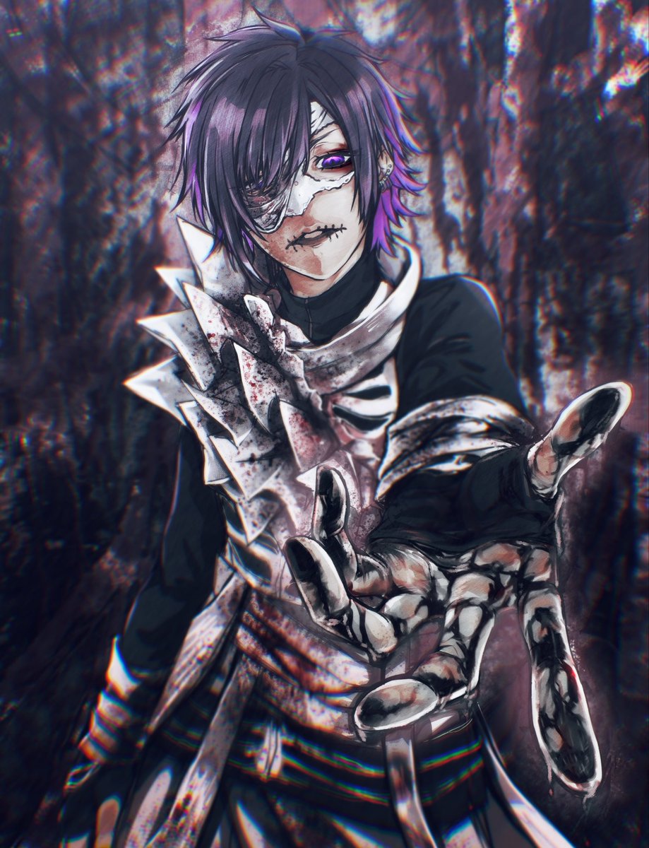 maitako404ink's tweet image. 🟣🐉
#illustration
#イラスト
#V系ファンアート

フルカラー↓