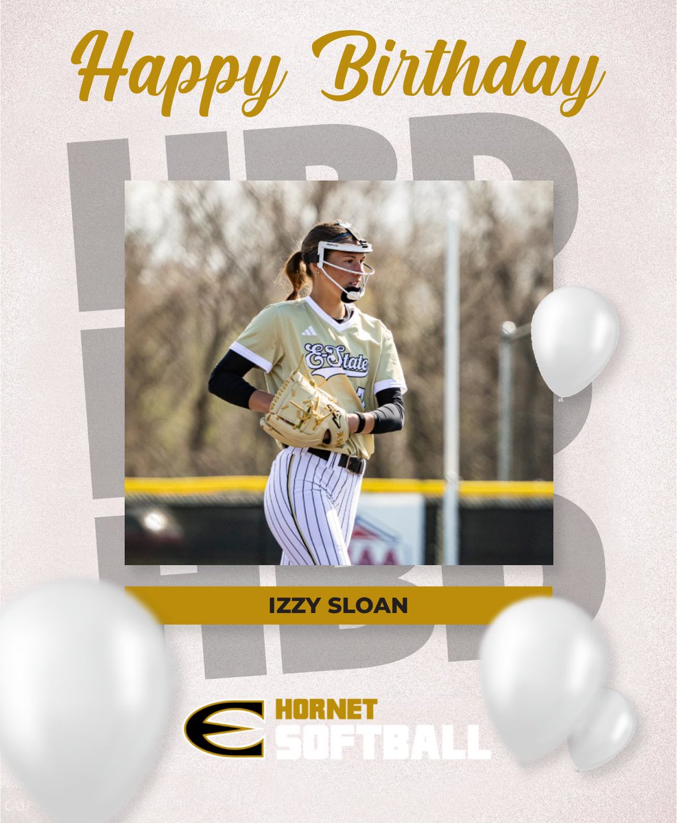 EState_Softball's tweet photo. Happy birthday to junior pitcher, Izzy Sloan! Enjoy the day! #StingersUp https://t.co/6lDEtxcgdY