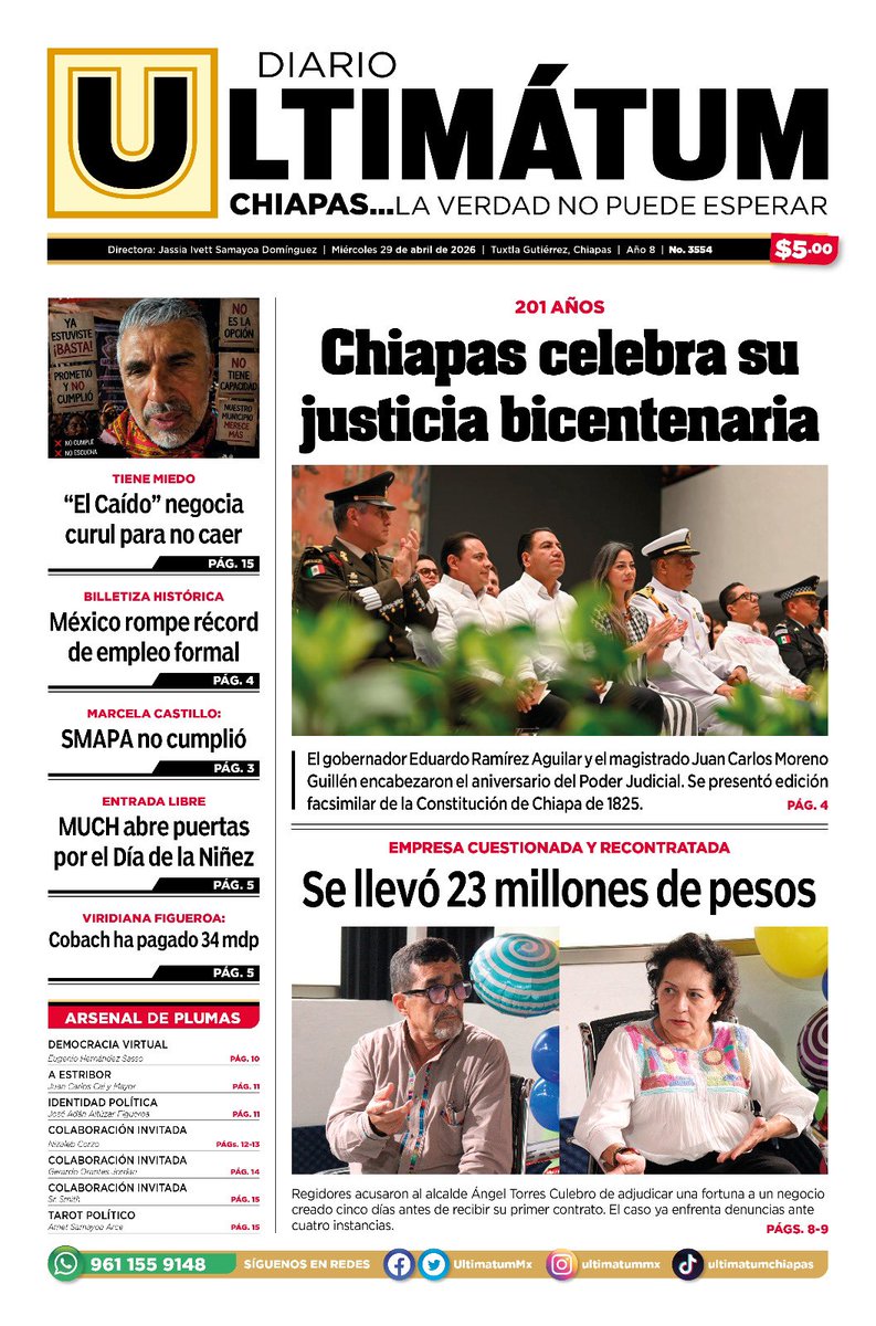 Diario Ultimátum tweet media