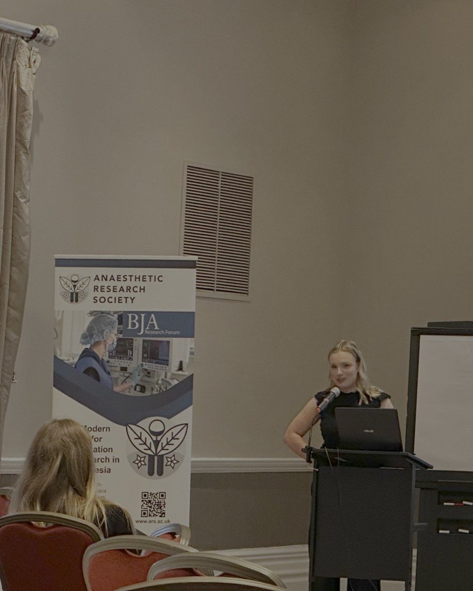 NTSP_UK's tweet photo. Olivia has been presenting results from the SEACTV study at the Anaesthetic Research Society meeting in Cardiff @BJA_Research See https://t.co/cfSw7iJXhn for more info! https://t.co/Wn7FfIaqd7