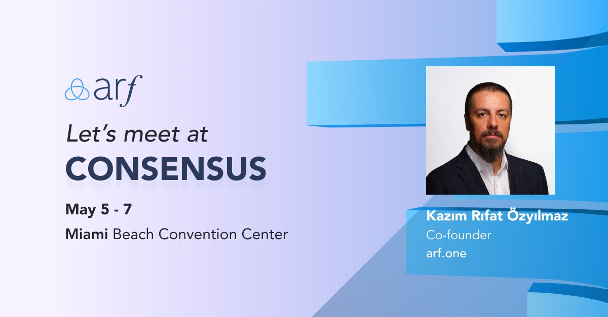 arf_one's tweet photo. We're heading to Miami for @consensus2026!

@ozyilmazkazim will be in Miami from May 5-7 to connect with industry leaders, partners, and innovators.

Let's discuss the future of cross-border payments and liquidity solutions. See you there! 🌍 https://t.co/RmQuYRufxa