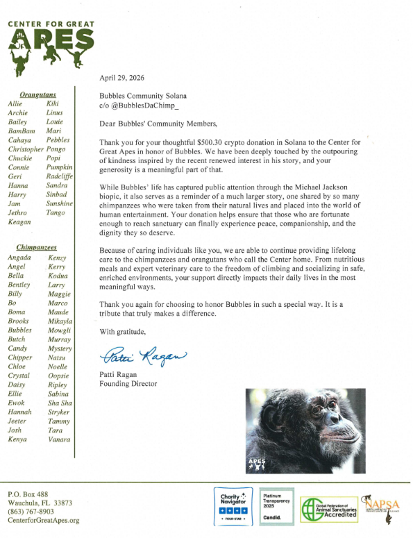 Bubbles - Bubbles The Chimp tweet media