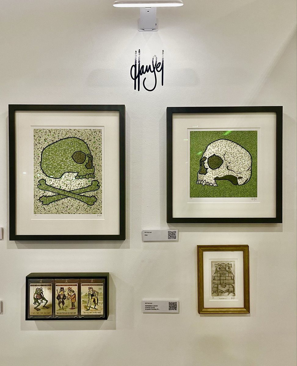 bettidlomas's tweet photo. Memento Mori, &amp; Alas, Framed Giclee Prints (both Numbers 1/21). Auctions end in under 3 hours. Both can be viewed and bid on via @BMAG_HQ here: https://t.co/u7ZEbExzLo https://t.co/7sfmGZPAWO