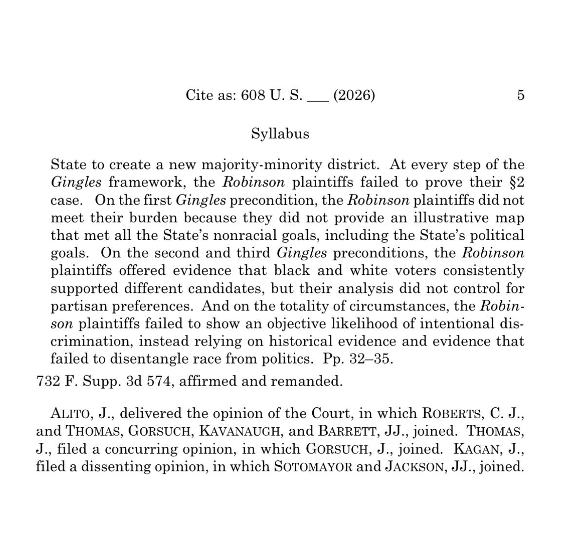 The Supreme Court just gutted the voting rights act. 

6-3 decision.