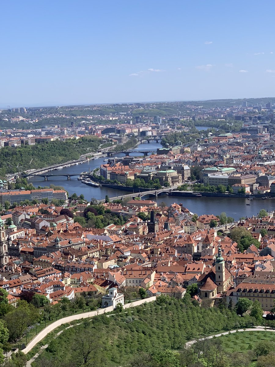 milno73's tweet photo. Views in Prague from Pentrin Tower #Prague https://t.co/061XEidfVB