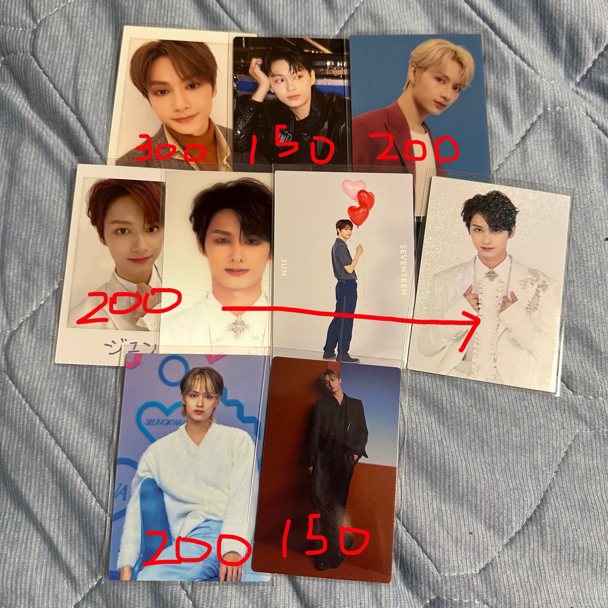 K29703499's tweet photo. 譲 ジュン JUN 過去 トレカ

求 買取 (振込、メルペイ)

送料込で1枚150円〜 ��ペンで費用かいてます。気軽にお声かけ下さい🙇🏻‍♀️

リプに他メンのトレカもあげてます。

LOVE  WINTER BE THE SUN SVT POWER OF LOVE SVT 2020 Caratland https://t.co/nxrVEKbW7v